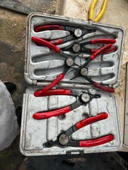 Snap on pliers