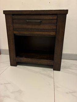 Night side table pure wood