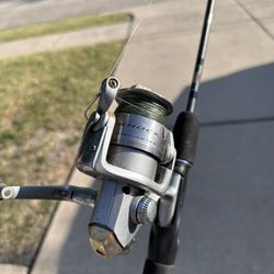 Daiwa D Shock 2500-3B Reel Fishing Rod 65”