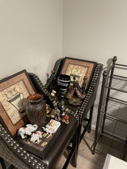 Bar Stools And Shelf