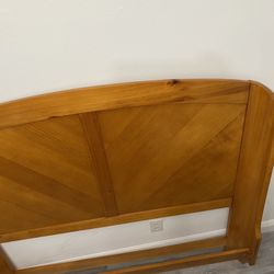 Queen solid wood wing bed headboards. I have 2 of them exactly the same. Size is 63.2” wide x 54inch