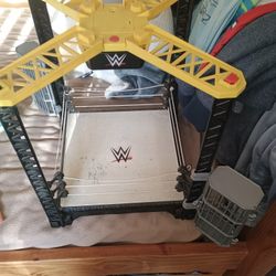 Wrestling Figures And Rings