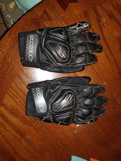 Alpinestars motorcycle gloves used