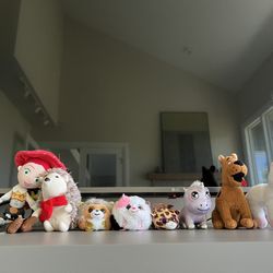 stuffed animals, a Puffies (Beanie Balls) Plush
