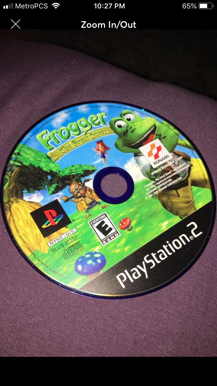 Frogger The Great Quest For PS2