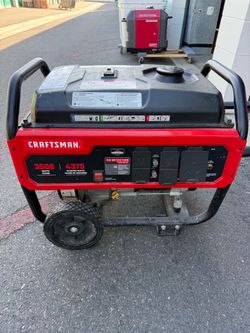 Craftsman 3500W Portable Gas Generator – 4375 Starting Watts