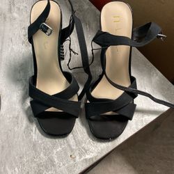Black Heels Size 6.5