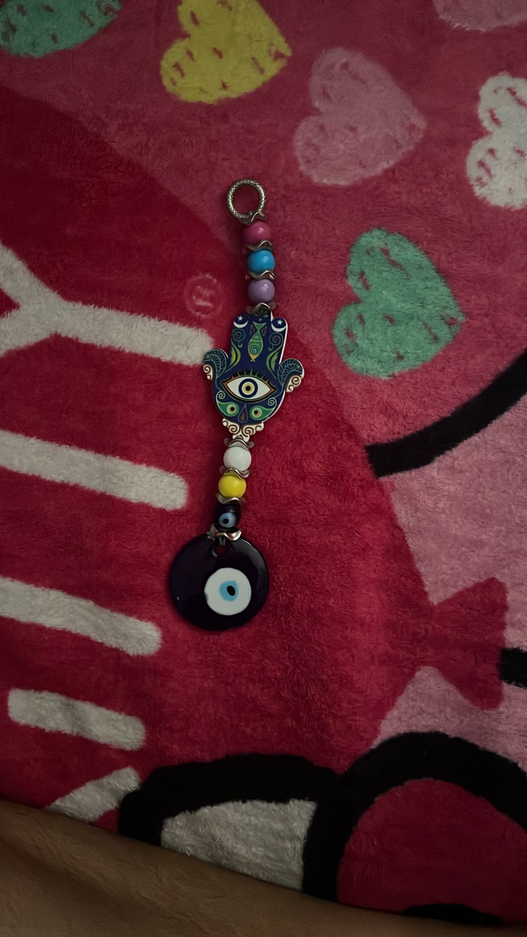 👁️✨ Hanging Evil Eye Charm – Protection with Style for Any Space 💙🌙