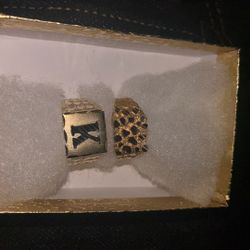 10K Ring Size7 And 10kNugget Ring Size11