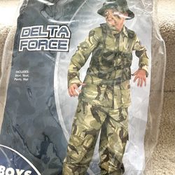 New Delta Force Halloween Minion Costume Dress-Up Size XL Kids Or Adult Small 