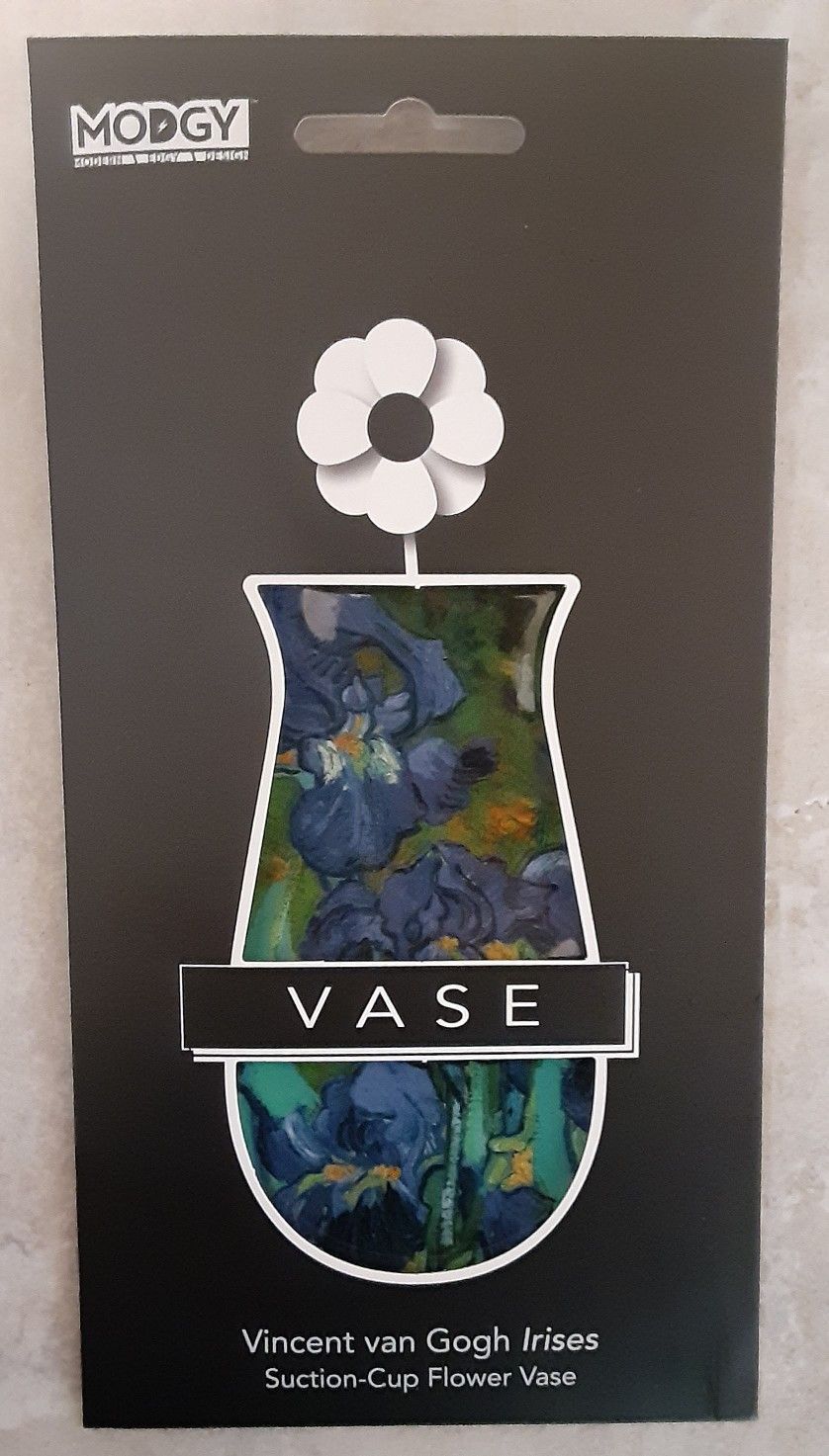 MODGY Vincent van Gogh Irises Suction-Cup Flower Vase