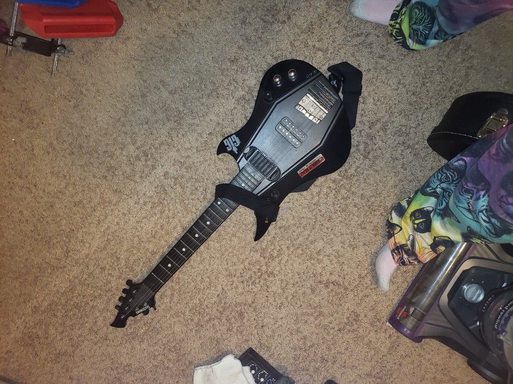 Real Guitar/game Guitar. Power Gig Rise Of Six String. Xbox 360