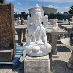 Concrete Large Buddha Statue / Cement Garden Backyard Buddhas