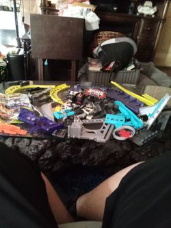 Hot Wheels set up