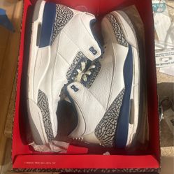 Jordan 3 True Blue Size 13 Used 