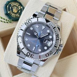 Rolex Yacht Master with Rhodium Dial