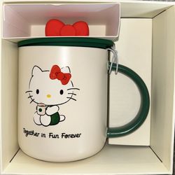 Hello Kitty X Starbucks Ceramic mug Collab