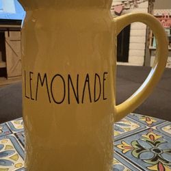 Rae Dunn Yellow Lemonade Pitcher 