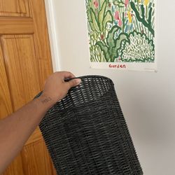 Woven Bin/Trash Can