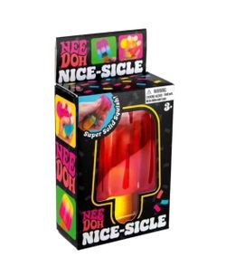 NeeDoh Nice-Sicle RANDOM COLOR Popsicle Squishy Authentic Nee Doh Schylling