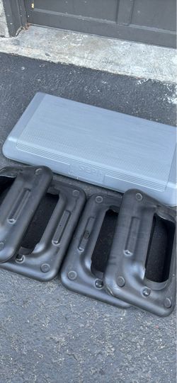 The Step Aerobic Step Platform with Risers