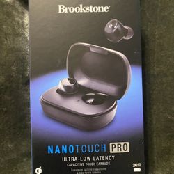 Brookstone Nano Touch Wireless Headphones 