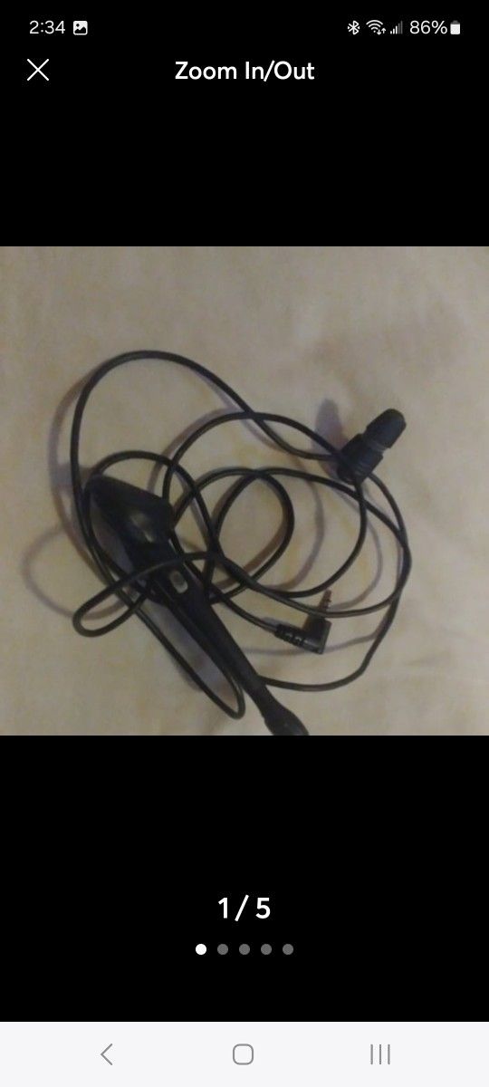 PC Microphone missing stand black