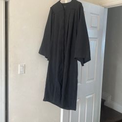 Black Graduation Gown 