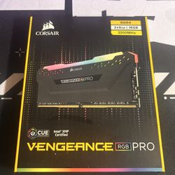 Corsair Vengeance RGB Pro 16GB (2x8GB) 3200MHz DDR4 RAM - Excellent Condition 