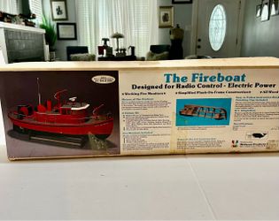 Midwest Products The Fireboat Model Kit Radio Control Electric Power