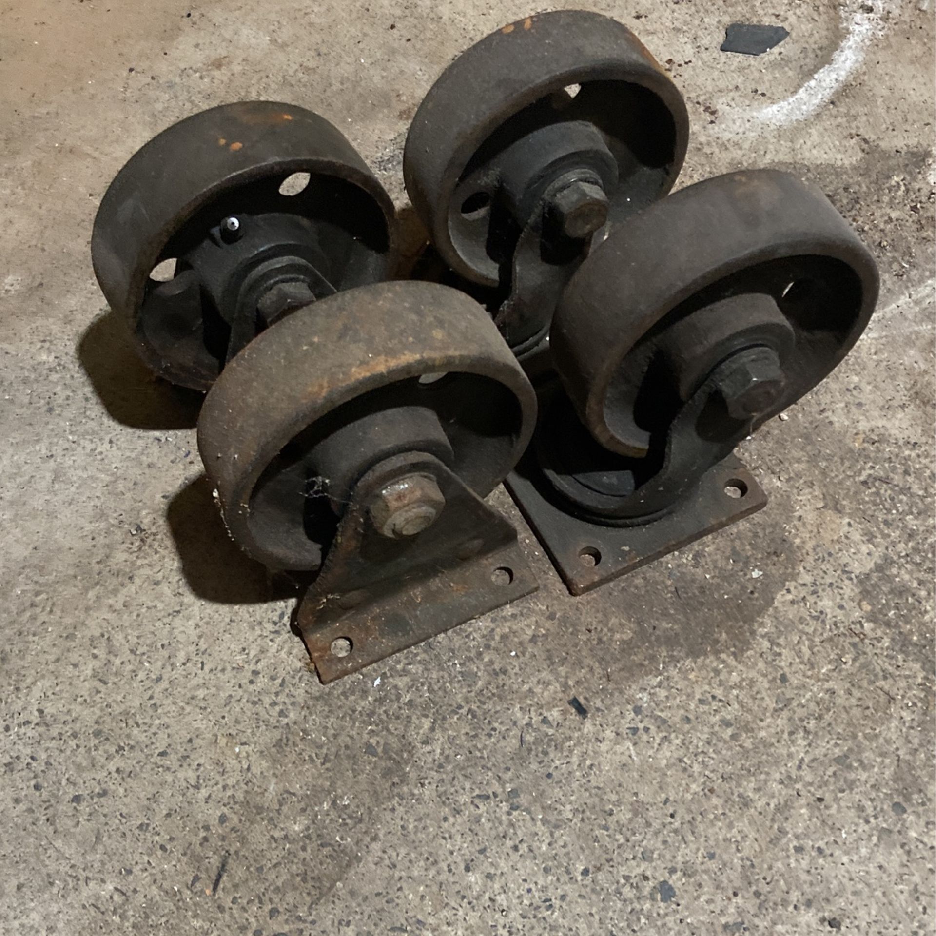 Vintage Industrial Caster Wheels