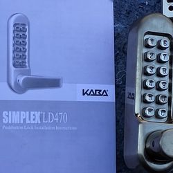 Simplex LD470 Keyless Pushbutton Door lock $35 OBO