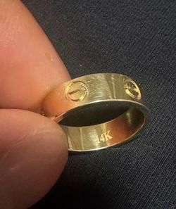 14K Gold Cartier Like Ring  Size 8.25✅ – 4.7 Grams 🔥 (Firm Price)