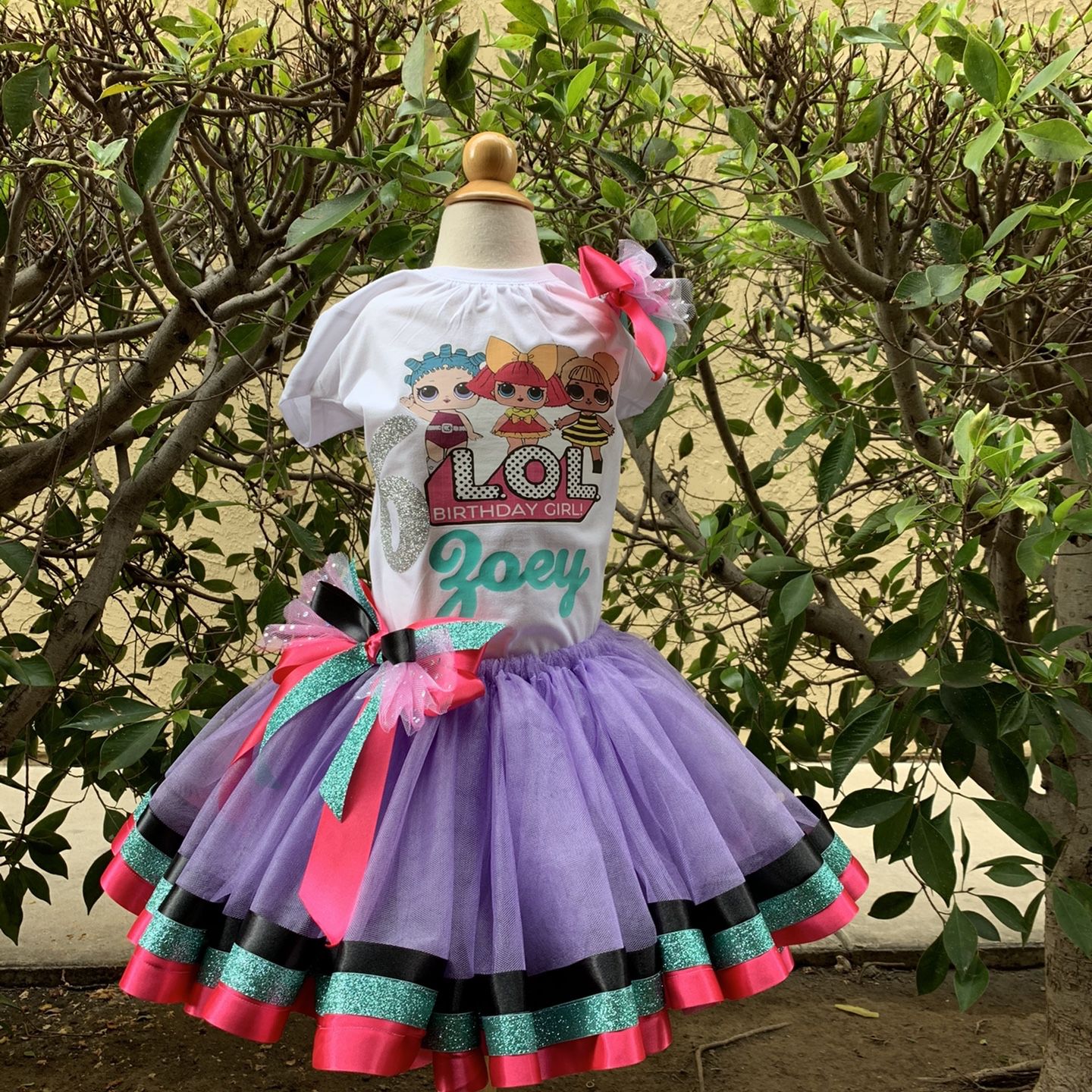 lol theme party dress Doll Tutu Lol Surprise Doll Birthday Outfit Birthday Party Spice Lol Costume  Surprise Party Lol Birthday