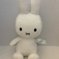 NWT Miffy Classic White Plush Sits 14.5” 