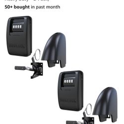 Keyless Gate Lock – Secure Fence Lock and Latch – 2-Way Access – Strong Durable System (XLB – Black Heavy Duty – 2-Pack)
