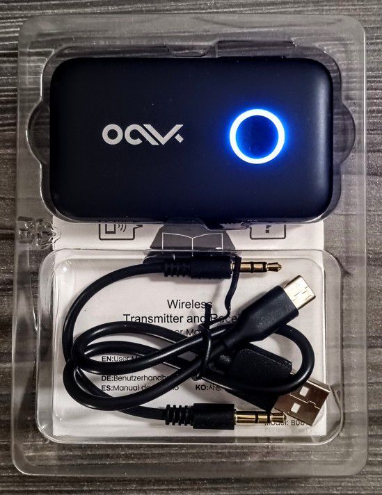  YMOO Bluetooth 5.3 Transmitter Receiver for 2 Wireless