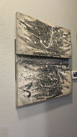 Black and white custom painting