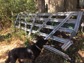 Free big gate got a little damage in the lower right corner but can be fixed