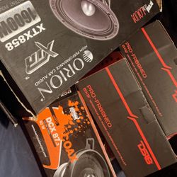 DS-18 Speakers/ HERTZ tweeters/ORION speakers