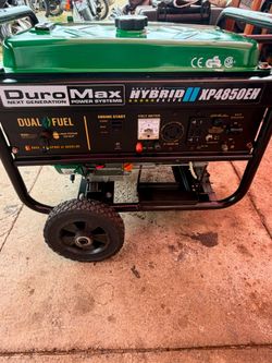 Duro-Max Generator XP-4850
Dual Fuel