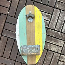 Wooden Bottle Opener Surfboard 