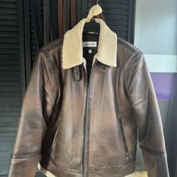 Calvin Klein-XL Men's Classic Faux Shearling B-3 Bomber Jacket