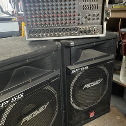 Carvin PA and Peavey 12 Inch Speakers