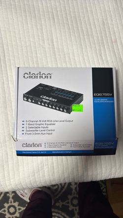 Clarion 7-Band Equalizer - Paid $210 with Install