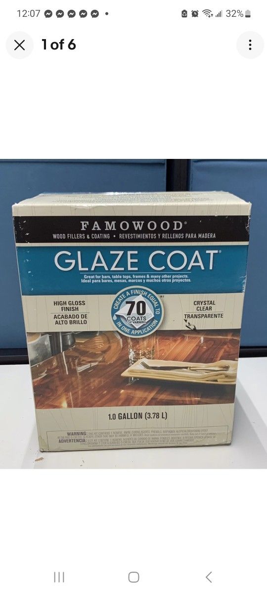Glaze Coat Wood Filler Gloss