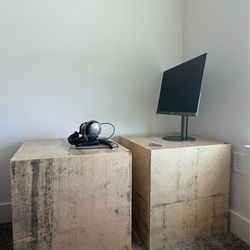 Industrial Cube End Tables