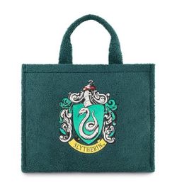 Harry Potter Slytherin Crest Tote with Trolley Strap! NEW!