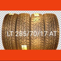 4 New Tires LT 285/70/17 AT  Llantas Nuevas $ 788