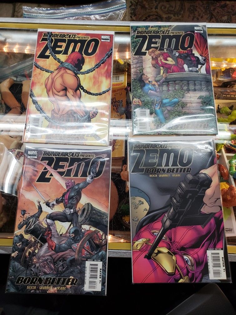 Thunderbolts: Zemo Born Better #1,2,3,4 VG/VF (2007) Marvel Comics, Complete Set
